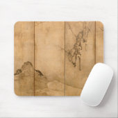 インクオン日本の紙ギボンズ霊長類&ランドスケープ マウスパッド (マウス)