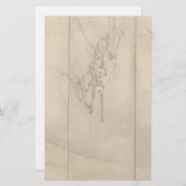 インクオン日本の紙ギボンズ霊長類&ランドスケープ 便箋 (正面/裏面)