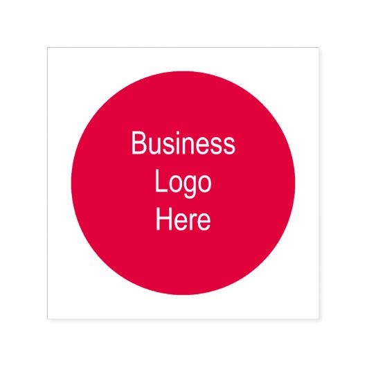 インクカスタムカラーの選択が可能なビジネスロゴ セルフインキングスタンプ (デザイン)