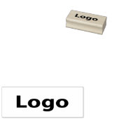 インクカスタムパッド付きロゴ木製ゴム印 ラバースタンプ (押印)