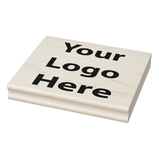 インクカスタムパッド付きロゴ木製ゴム印 ラバースタンプ (スタンプ)