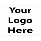 インクカスタムパッド付きロゴ木製ゴム印 ラバースタンプ (インプリント)