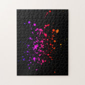 インクカラフル（ばちゃばちゃ）跳ねる懸命難易度 ジグソーパズル (縦)