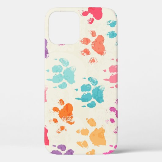 インクカラフル、汚い犬の足 Case-Mate iPhoneケース (裏面)
