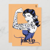 インクガール ポストカード (正面/裏面)