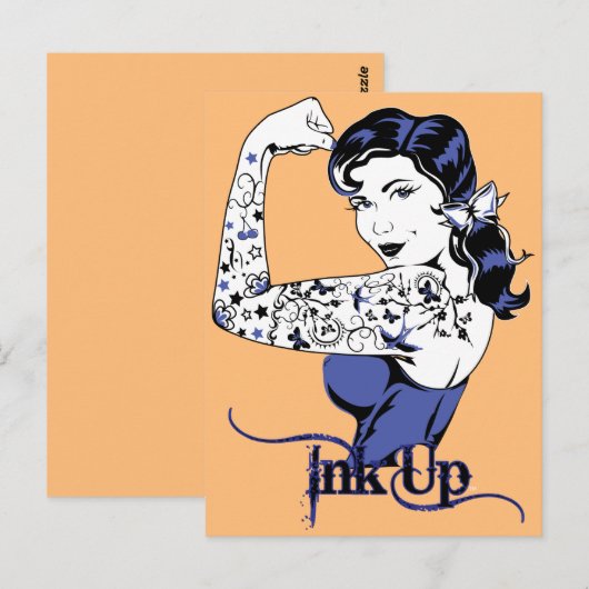 インクガール ポストカード (正面/裏面)