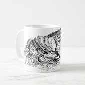 インククロコダイル コーヒーマグカップ (正面左)