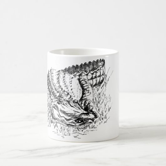 インククロコダイル コーヒーマグカップ (中央)