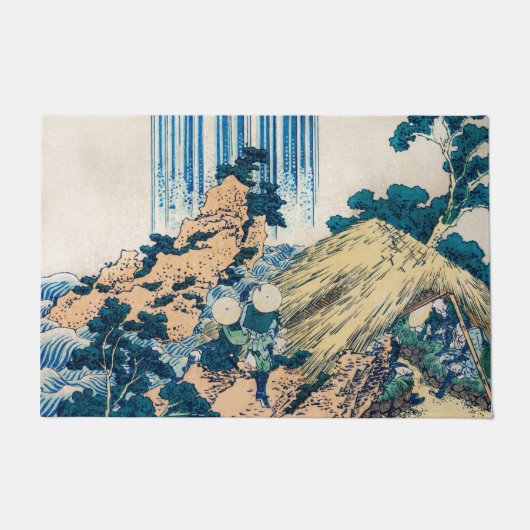 インクグラフィックスアジアの庭園の風景形式 ドアマット (正面)