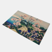 インクグラフィックスアジアの庭園の風景 ドアマット (アングル)