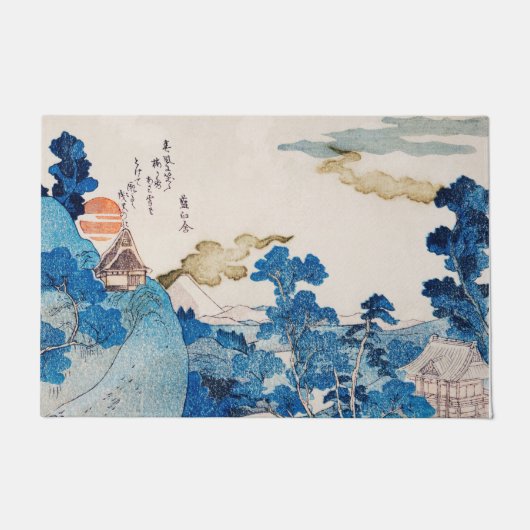 インクグラフィックスアジアガーデンランドスケープドアマット ドアマット (正面)