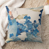 インクグラフィックスアジアガーデンランドスケープ装飾用クッション クッション (ブランケット)