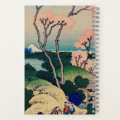 インクグラフィック横向き螺旋状ノートブック ノートブック (裏面)