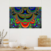 インクサイケデリックロ ポスター (キッチン)