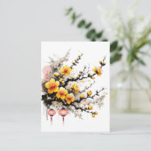 インクスケッチホアマイハッピーニューイヤー シーズンポストカード (スタンド正面)