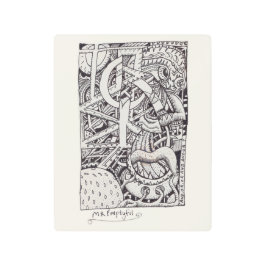 インクスケッチ、エンプティフル メタルプリント