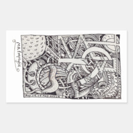 インクスケッチ・エンプティフル 長方形シール