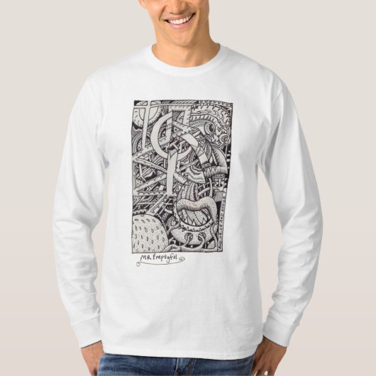 インクスケッチ、エンプティフル Tシャツ (正面)