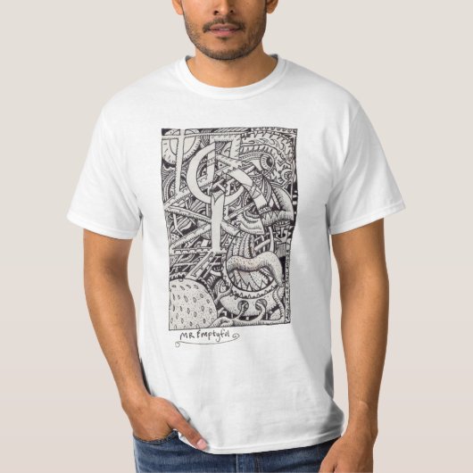 インクスケッチ、エンプティフル Tシャツ (正面)