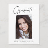 インクスモダンユニークミニマルクリプト大学院写真 ポストカード (正面)