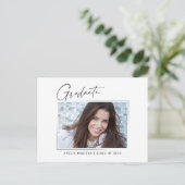 インクスモダンユニークミニマルクリプト大学院写真 ポストカード (スタンド正面)