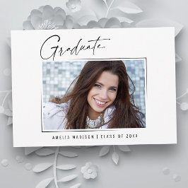 インクスモダンユニークミニマルクリプト大学院写真 案内状