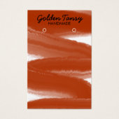 インクスワイプイヤリングネックレスジュエリー表示カード (正面)