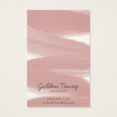 インクスワイプイヤリングネックレスジュエリー表示カード (裏面)