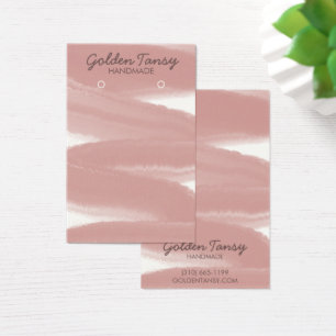 インクスワイプイヤリングネックレスジュエリー表示カード