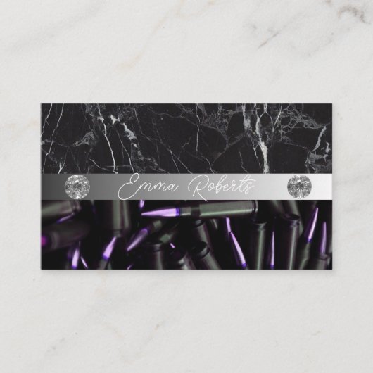 インクタイポグラフィタトゥーアーティスト名刺 名刺 (正面)