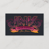 インクタイポグラフィタトゥーアーティストID815 名刺 (正面)