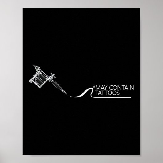 インクタトゥーアーティストTattoo Studioを含む可能性 ポスター (正面)