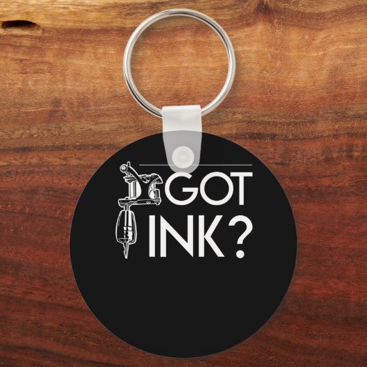 インクタト得ゥーおもしろいアーティストの贈り物 キーホルダー (正面)