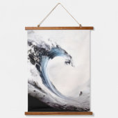 インクックブルー海波 吊り下げ型タペストリー (正面)