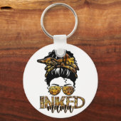 インクックママメッシーパン母ライフヒョウ入れ墨ママ キーホルダー (正面)