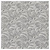 インクックモノペイズリーアートパターン ファブリック (クローズアップ)