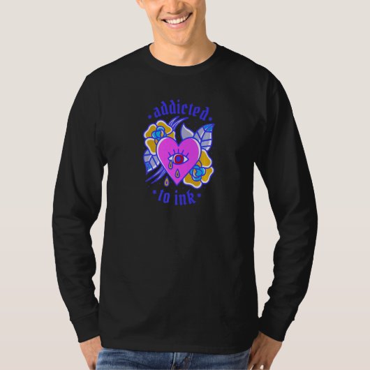 インクトラッド入れ墨に溺れている Tシャツ (正面)