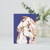 インクトーキングファンタジーV07馬V02 ポストカード (スタンド正面)