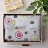 インクドットティッシュペーパー- 15 gsm (10lb)、白 薄葉紙 (ギフト)