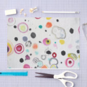 インクドットティッシュペーパー- 15 gsm (10lb)、白 薄葉紙 (クラフト)