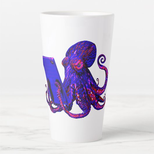 インクネット中毒 カフェラテマグ (正面)