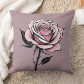 インクバラ(ヴィンテージピンク) クッション (ブランケット)