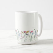 インクパーソナライズされたと水の色 コーヒーマグカップ (正面右)