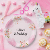 インクフローラ誕生日パーティー紙プレート ペーパープレート (パーティー)