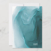 インクフロー結婚のメニューティール（緑がかった色）ID762 (裏面)