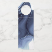 インクフロー結婚の応援を愛する青ID762 ボトルネックタグ (裏面)