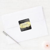 インクブモダンラックとイエローリップバーム スクエアシール (封筒)