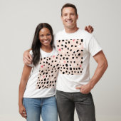 インクブラシストローク:テクス芸術的チャ Tシャツ (ユニセックス)