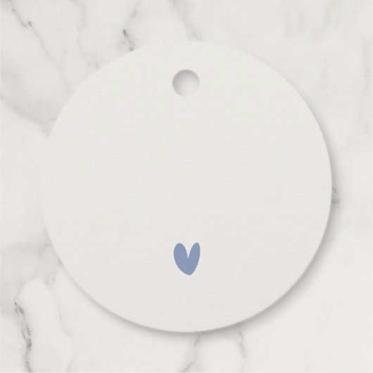 インクブルークラッシー華美ウォーター色のクジャク結婚ズ フェイバータグ (裏面)