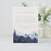 インクブルーネイビーパインウッズマウンテン結婚ズ詳細 エンクロージャーカード (スタンド正面)